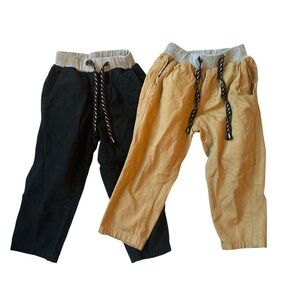 Kids 4T Black and Tan Bottoms set